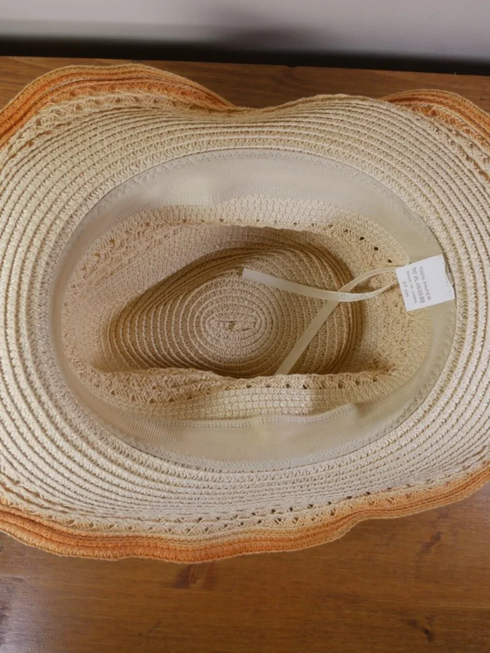 NEW Beaded Straw Cowboy Hat Cowgirl Coastal Beach One Size Boho Festival